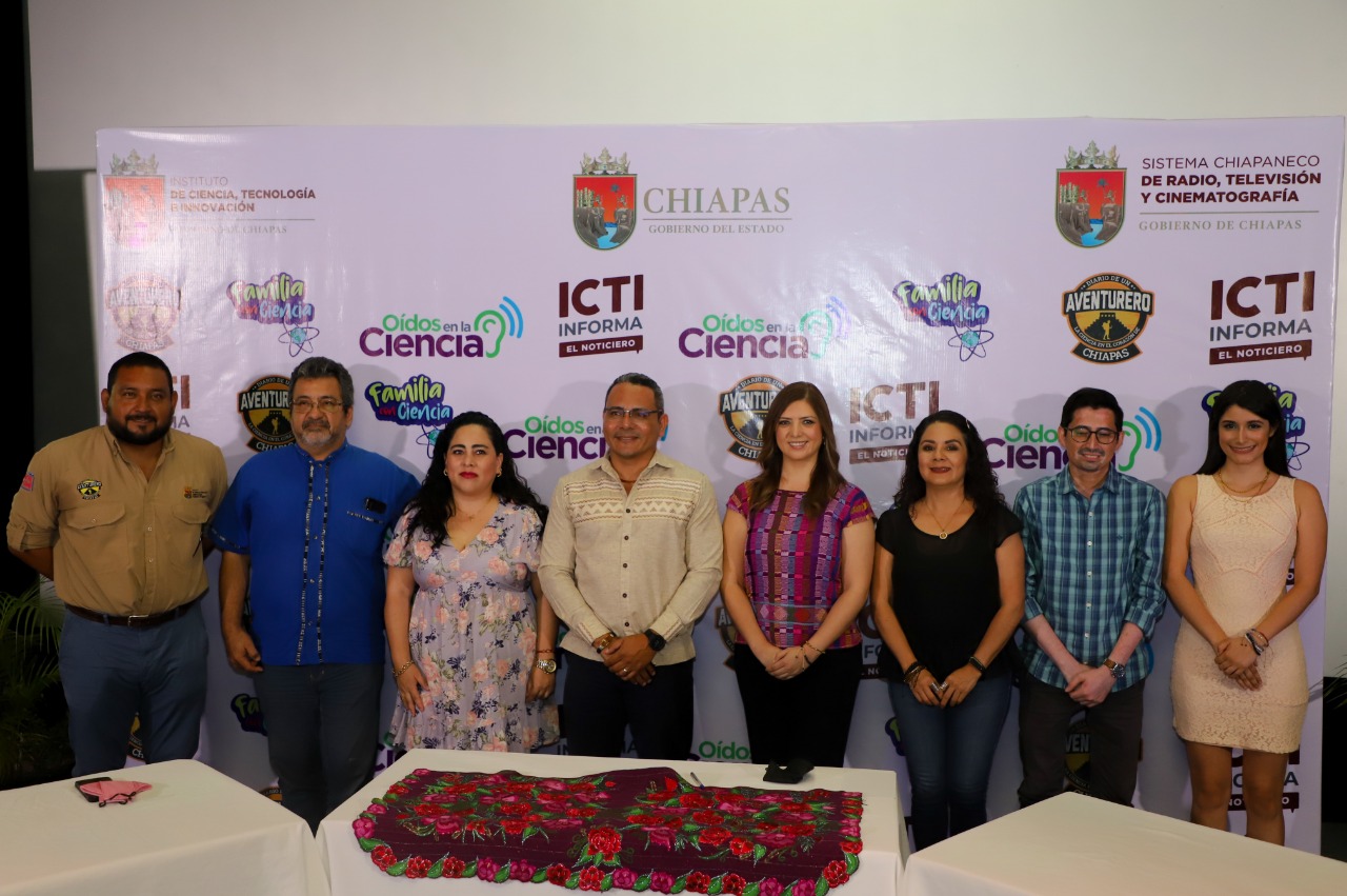 ICTIECh y Sistema Chiapaneco se unen para fortalecer la divulgación de la ciencia y la tecnología en Chiapas