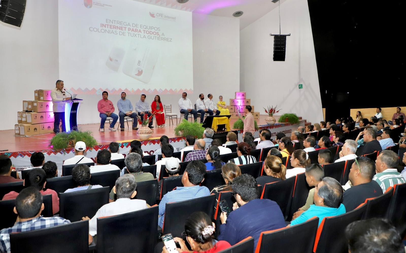 CFE e ICTI impulsan acceso gratuito a internet en colonias de Tuxtla Gutiérrez